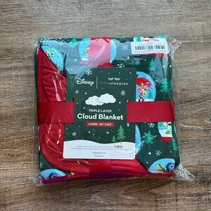 Little Sleepies Triple Layer Cloud Blanket - Disney Christmas